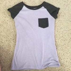 Pac Sun Purple Pocket Tee